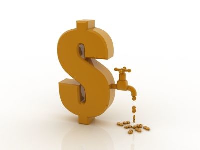 dollar sign dripping money